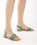 Flat sandals BARBRA EMERAUDE 11